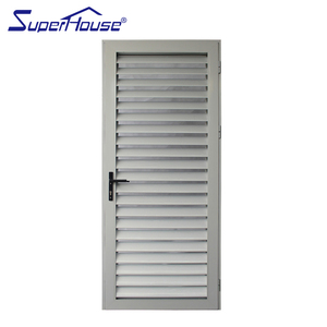 Aluminum Frame Glass French Jalousie Doors