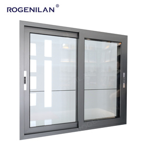 Rogenilan Custom Slide Vitre Home windows Janelas Sunroom Aluminum Sliding Glass Window