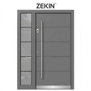 Luxury Modern Front Entry Doors Anti-theft Bulletproof Exterior