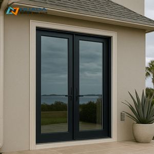 Custom Aluminum French Glass Swing Doors