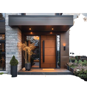 NFRC New Design Modern Aluminium Security Pivot Door