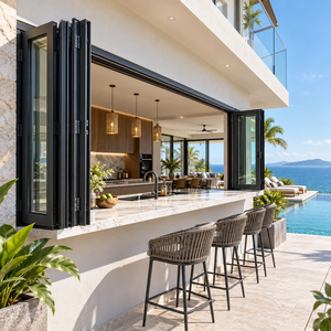 Terrace Door Contractors Sourcing Large Glass Aluminum Folding Windows