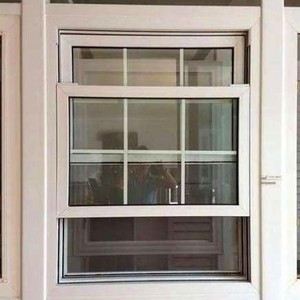 American Style Sash Windows Vertical Sliding Aluminum