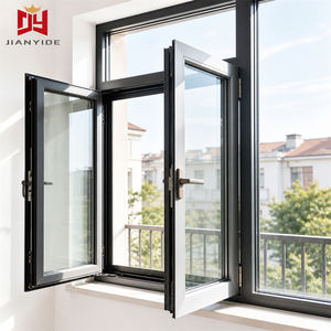 Modern Broken Bridge Inverted Aluminum Alloy Swing Casement Windows