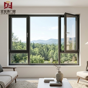 Aluminum Alloy Casement Windows With Thermal Break